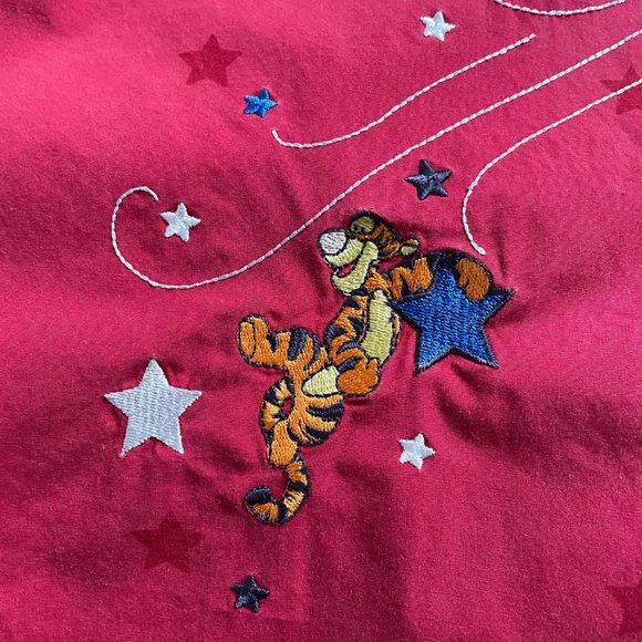 Disney Celebrate Tigger Shirt Button Down Blouse Plus Size 18W Red - Picture 9 of 10